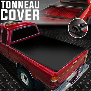 FOR 89-04 TOYOTA PICKUP/TACOMA 6FT SHORT BED SOFT VINYL ROLL-UP TONNEAU COVER - Picture 1 of 12