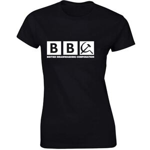 BRAIN WASHING BRITISH ladies UK Communist Gift T-SHIRT TEE Brexit TOP bbc TShirt