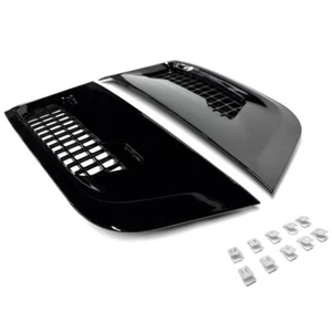 HAWKE GLOSS BLACK SIDE VENT ULTIMATE STYLING fits DEFENDER 90 L663 - Picture 1 of 4