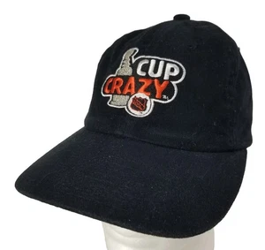 Vintage 90s "Cup Crazy" Pro Player Hat NHL Strapback Black Cap Embroidered - Picture 1 of 14