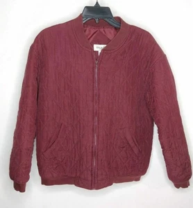 O'Kief & O'Kief Sport Adult Men's Medium Maroon Quilted Jacket Full Zip Coat - Picture 1 of 4