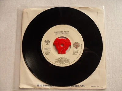 DAVE LEE ROTH JUST A GIGOLO WARNER BROS RECORDS Made in CANADA 7" VINYL SINGLE - Image 1 of 2