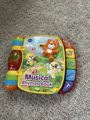 VTech 80166700 Musical Rhymes Educational Book for Babies - Image 1 of 4