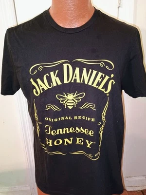 Camiseta Jack Daniels Tennessee Honey Damas Grande Negra Manga Corta. Foto 1 de 3