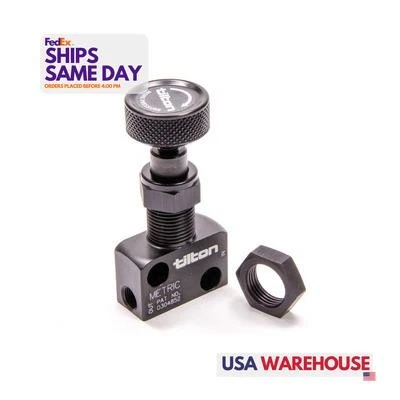 Tilton 90-2003, una proporción de aluminio negro. Tornillo de válvula tipo 10Mm rendimiento Foto 1 de 4