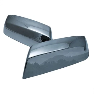 2pc Chrome Top Half Replacement Mirror Covers for 2015-2016 Chevy Silverado HD - Picture 1 of 3