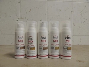 LOTTO 5 Elta MD UVCLEAR ampio spettro SPF46 TINTED & DEEP TINTED 1,7 oz LEGGERE DESCRIZIONE - Foto 1 di 4