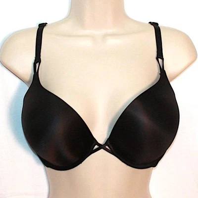 Victoria's Secret Bombshell Add-2-Cups Push-Up Bra 34C *Black* NEW! - Image 1 of 3