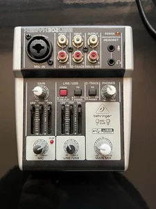 Behringer XENYX302 USB audio interface DAW mixer - Picture 1 of 9