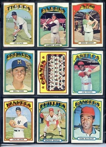 Lote de 55 tarjetas diferentes resistentes 1972 Topps High Series grado inferior PR a muy buen estado - Imagen 1 de 14