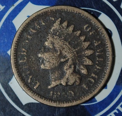 1859 Indian Head Cent  {{{6A20 - Image 1 of 3