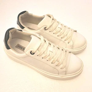 Steve Madden Sneaker Catcher Donna Bianco Taglia 8,5 M Tempo Libero Casual *leggi - Foto 1 di 9