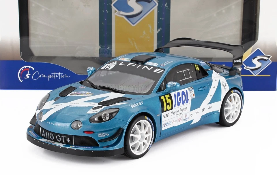 1/18 SOLIDO - RENAULT - ALPIUNE A110 RGT N 15 RALLY MONT BLANC 2024 1801631 - Immagine 1 di 1