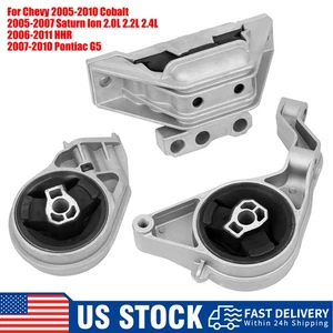 3PCS Motor & Trans Mount Set for 05-11 Chey Cobalt HHR/ Pontiac G5/ Saturn Ion - Bild 1 von 9