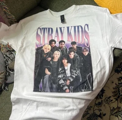 NEW RARE ! Stray Kids Vintage Shirt Merch Kpop Idol Gift for Fans All Size S-4XL - Image 1 of 4