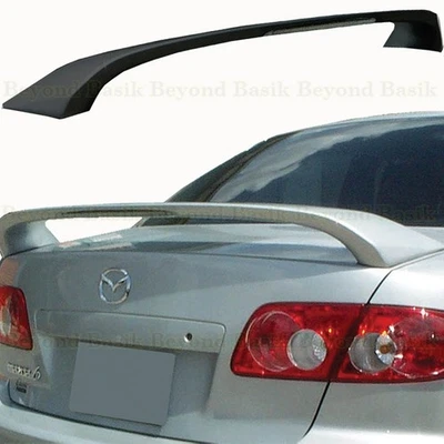 Mazda 6 2003 2004 2005 2006 07 2008 sedán estilo de fábrica alerón ala con imprimación L Foto 1 de 3