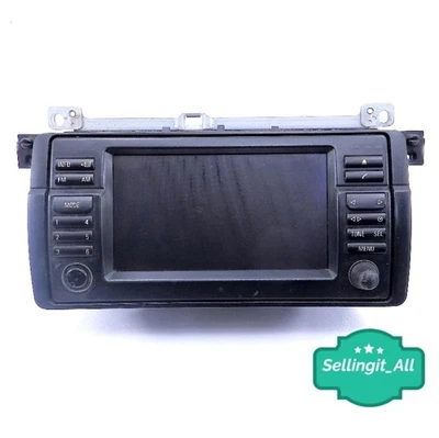 BMW E46 NAVIGATION WIDE SCREEN 16:9 MONITOR RADIO 1999-2006 323 325 328 330 M3 - Image 1 of 4