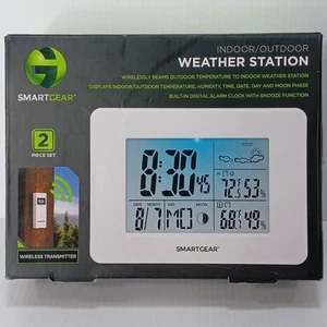 Smart Gear Indoor Outdoor Wireless Weather Station STG-6206-JB - Picture 1 of 9