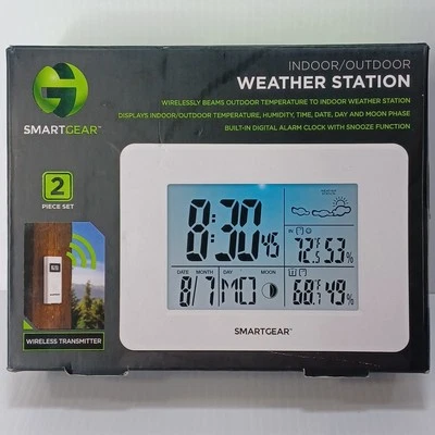 Smart Gear Indoor Outdoor Wireless Weather Station STG-6206-JB  - Image 1 of 4