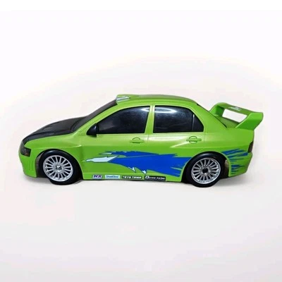 NIKKO Fast and Furious Mitsubishi Lancer Evolution RC Car UNTESTED ~ AS IS Green - Image 1 of 4