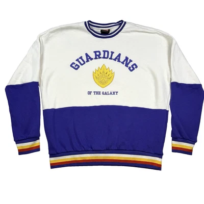 Sudadera Para Hombres Marvel Guardianes de la Galaxia Nuestro Universo Mediana Blanca Azul Foto 1 de 4