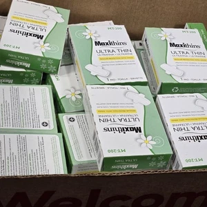 Maxithins Ultra Thin Mt 200 Damenbinden Anzahl 184 Packungen Fabrikversiegelt - Bild 1 von 6