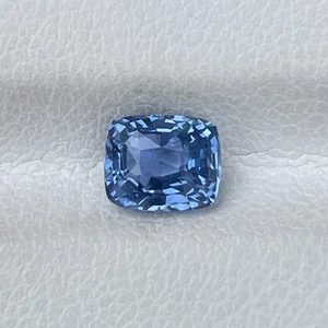 Natürlicher unbeheizter blauer Saphir 1,54 kt Kissenschliff lose Edelstein - Bild 1 von 5
