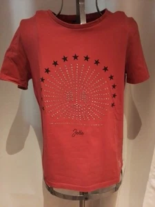 Jette Joop T-Shirt Gr 40 Rot Kurzarm Strasssteine Glitzer - Bild 1 von 15