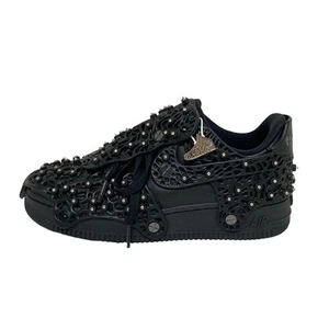 Echte Nike Swarovski X Airforce 1 _ Swarovski X Airforce 1 CV7668-001 schwarzes Leder - Bild 1 von 8
