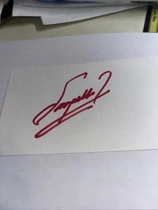 Fuzzy Zoeller 1979 Masters Signed 3x5 index Card - Picture 1 of 1