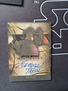 Star Wars Masterworks Lok Durd - /10 George Takei Auto  - Bild 1 von 2