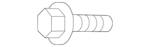 Genuine Audi Reinforced Beam Lower Bolt N-909-590-03 - Picture 1 of 2