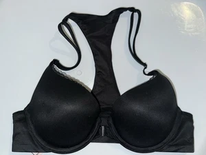 VICTORIA SECRET 32B BODY BY VICTORIA PERFECT SHAPE PUSH-UP BRA BLACK NWOT - Picture 1 of 3