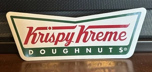 "Pegatina troquelada Krispy Kreme Donut Bowtie 12"" x 4,25"" nueva" - Imagen 1 de 7