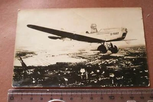 tolles altes Foto - Fotomontage, Kind im Flugzeug D1887 - 1936 - Bild 1 von 4