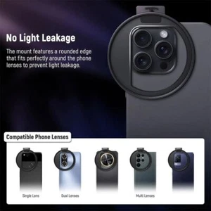 Phone Lens Filter Kit Mount Lens Filter Clip Filter Clip Lens Effects - Picture 1 of 7