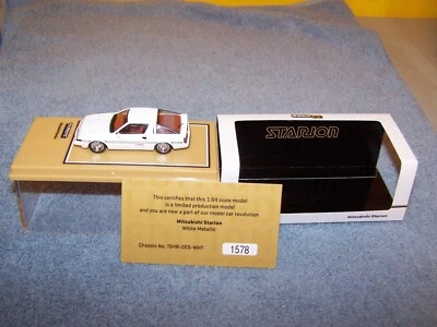 1/64 Tarmac Works Blanco Metálico Mitsubishi Starion S/N 1578 G VENTILADORES DIORAMA Foto 1 de 4