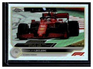 2022 Topps Chrome F1 #180 Charles Leclerc Refractor - Picture 1 of 2