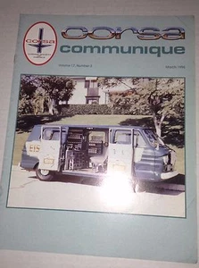 Corsa Communique Magazine Missionary Buggies March 1995 033117NONRH - Bild 1 von 1