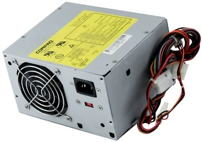 NETZTEILE COMPAQ 334169-001 200WATT 334112-001 ATX 20-pin 3xMOLEX FDD - Bild 1 von 3