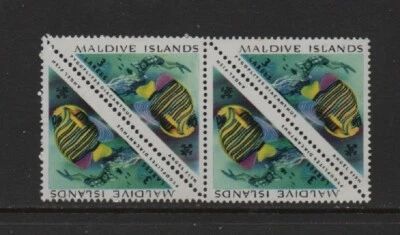 Islas Maldivas 1963 3l. PECES TROPICALES (SG111) PRECIOSO BLOQUE DE CUATRO *VF MNH* Foto 1 de 2