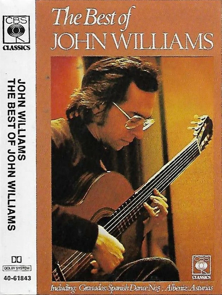 JOHN WILLIAMS THE BEST OF CASSETTE CBS CLASSICS 4061843 Baroque Romantic - Image 1 of 4