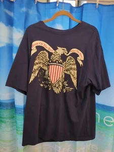 Home Of The Free And Brave American Eagle T-Shirt XL Men A83 - Picture 1 of 3