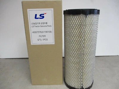 LS Tractor Outer Air Filter, Part # 40007576, NIB - Image 1 of 3