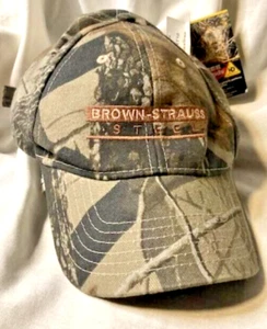 Braune Strauss Steel Real Tree Camouflage Trucker Style Cap Mütze Adj Snap - Bild 1 von 5