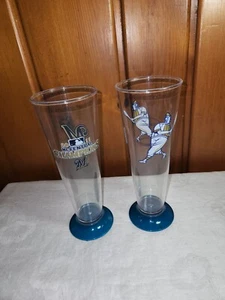 Lote de gafas de cerveza Milwaukee Brewers Pilsner de 9" de alto barril hombre y 2011 NL central - Imagen 1 de 7