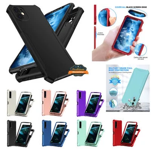Für TCL Stylus 5G Hybrid 2in1 Front Bumper Rahmen Cover Stoßfest TPU Hard Cover - Bild 1 von 57