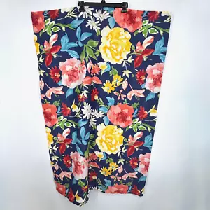 The Pioneer Woman Fabric Table Cloth Navy Blue Multi Color Floral 70" by 52" - Picture 1 of 8