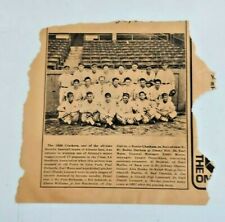 Vtg 1936 Atlanta Crackers Team Photo at Old Ponce de Leon Park Newspaper Clip