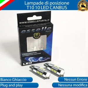 COPPIA LUCI POSIZIONE 10 LED DAIHATSU TERIOS 2 T10 W5W CANBUS NO ERROR 6000K - Foto 1 di 4